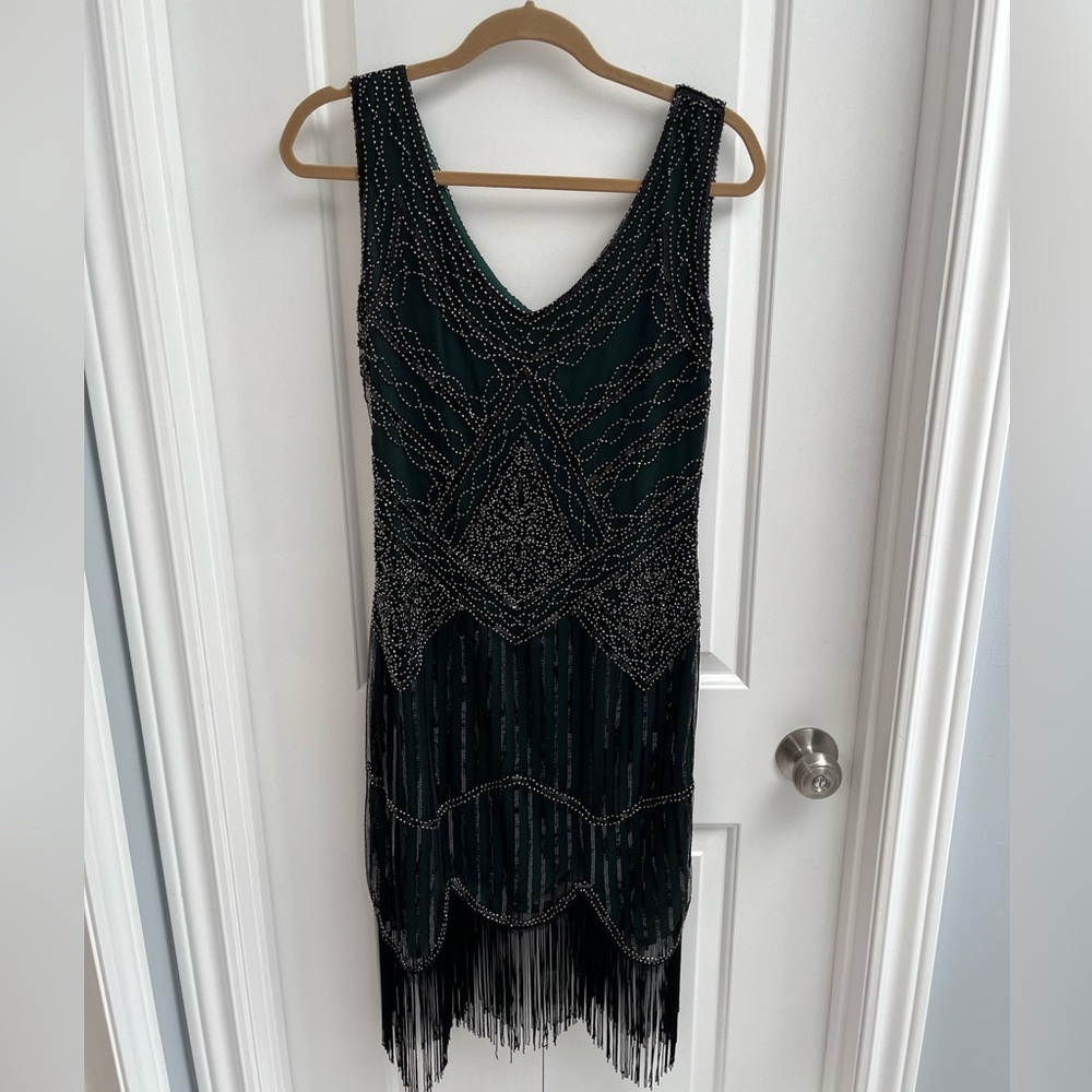 Green Flapper Dress